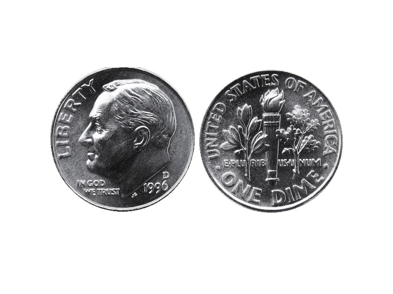 1996 Dime Value 3
